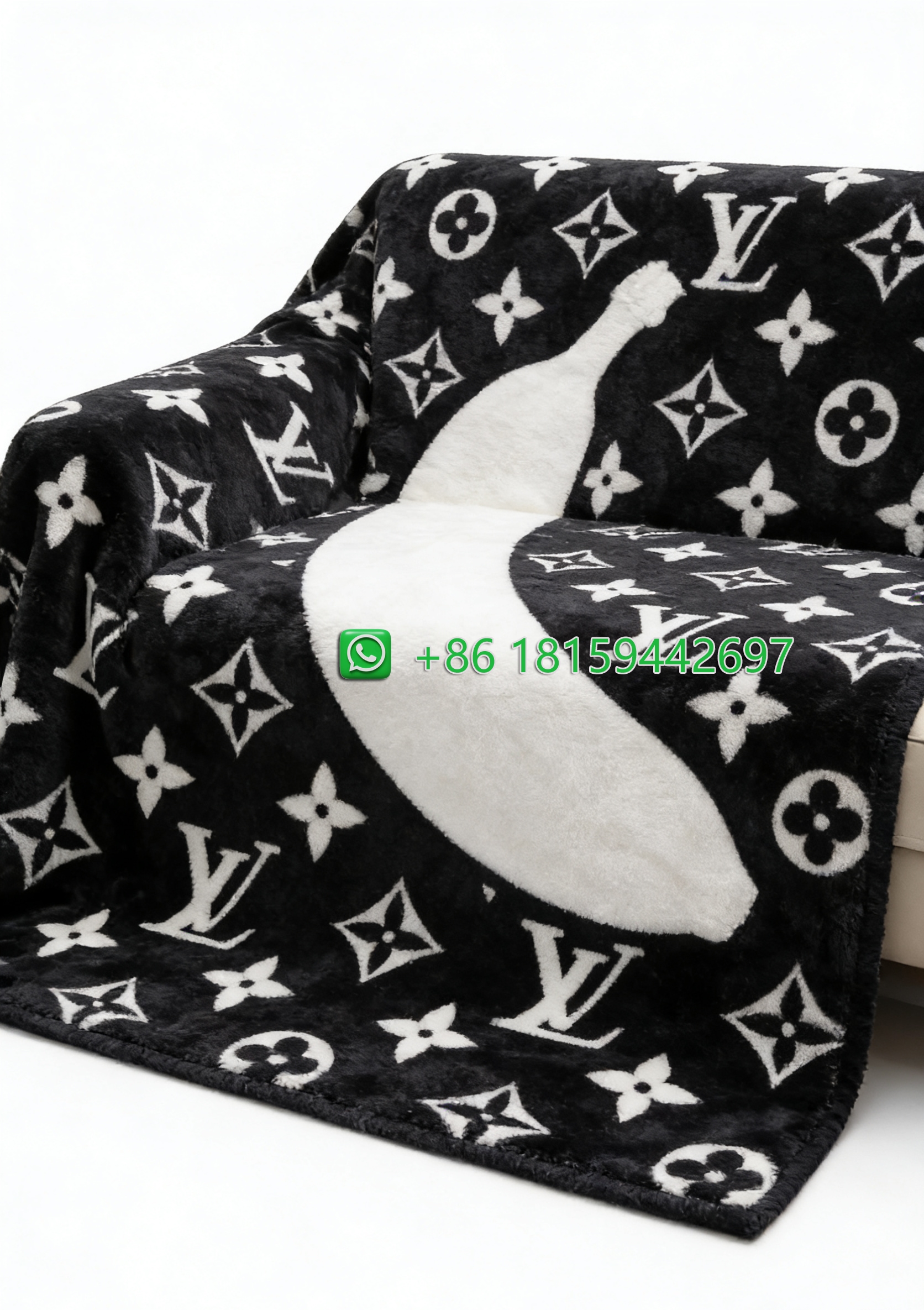 Louis Vuitton Throw Blankets
